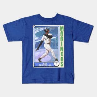 Retro Style Griffey Trading Card Kids T-Shirt